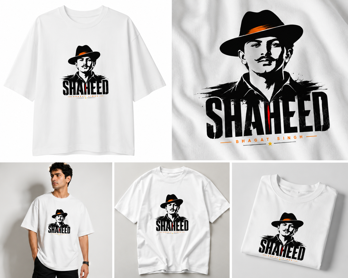 Shaheed Bhagat Singh T-Shirt | Indian Heritage