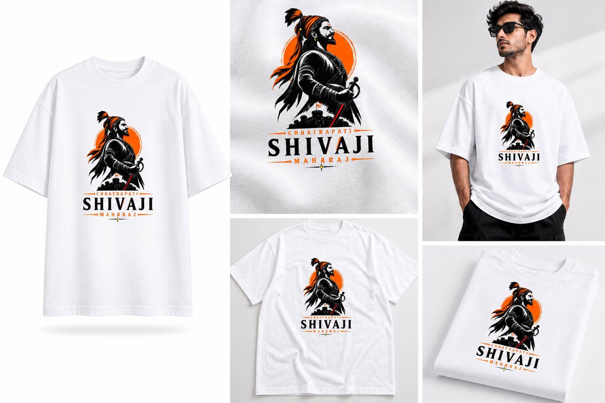 Shivaji Maharaj T-Shirt | Raigad 1674 Coronation