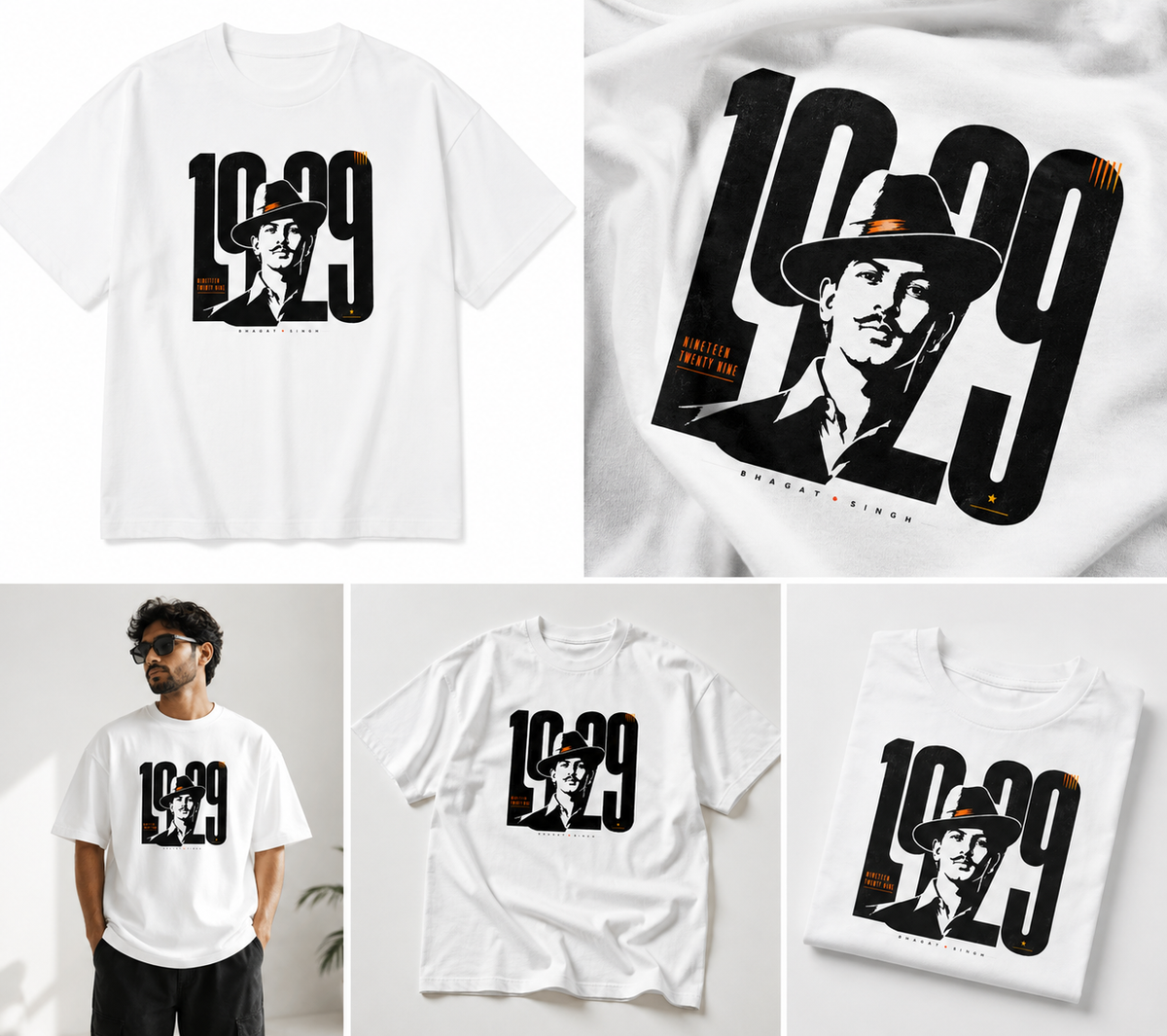 Bhagat Singh 1929 T-Shirt | Revolutionary Heritage