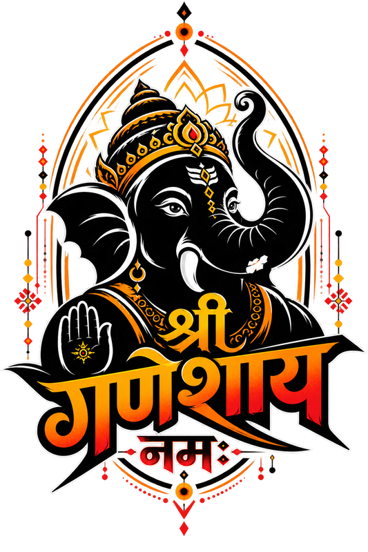 Shri Ganeshay Namah T-Shirt | Ganpati Heritage